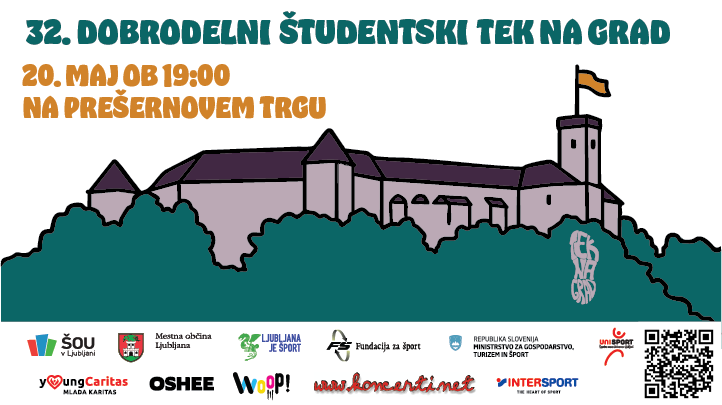 Vabilo na 32. študentski tek na grad